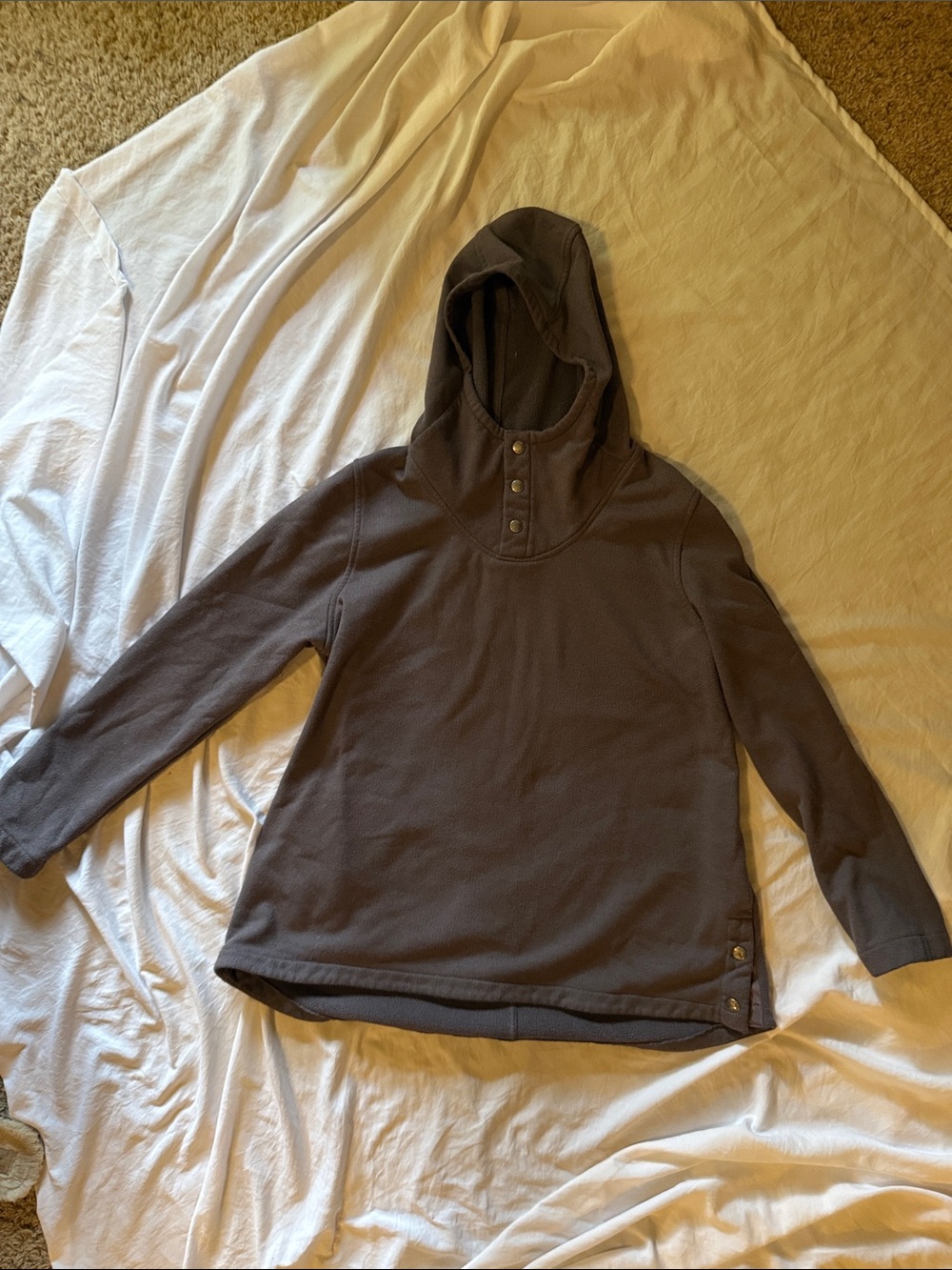 The North Face Women’s Hooded Long-Sleeve Sweater— Dark Plum